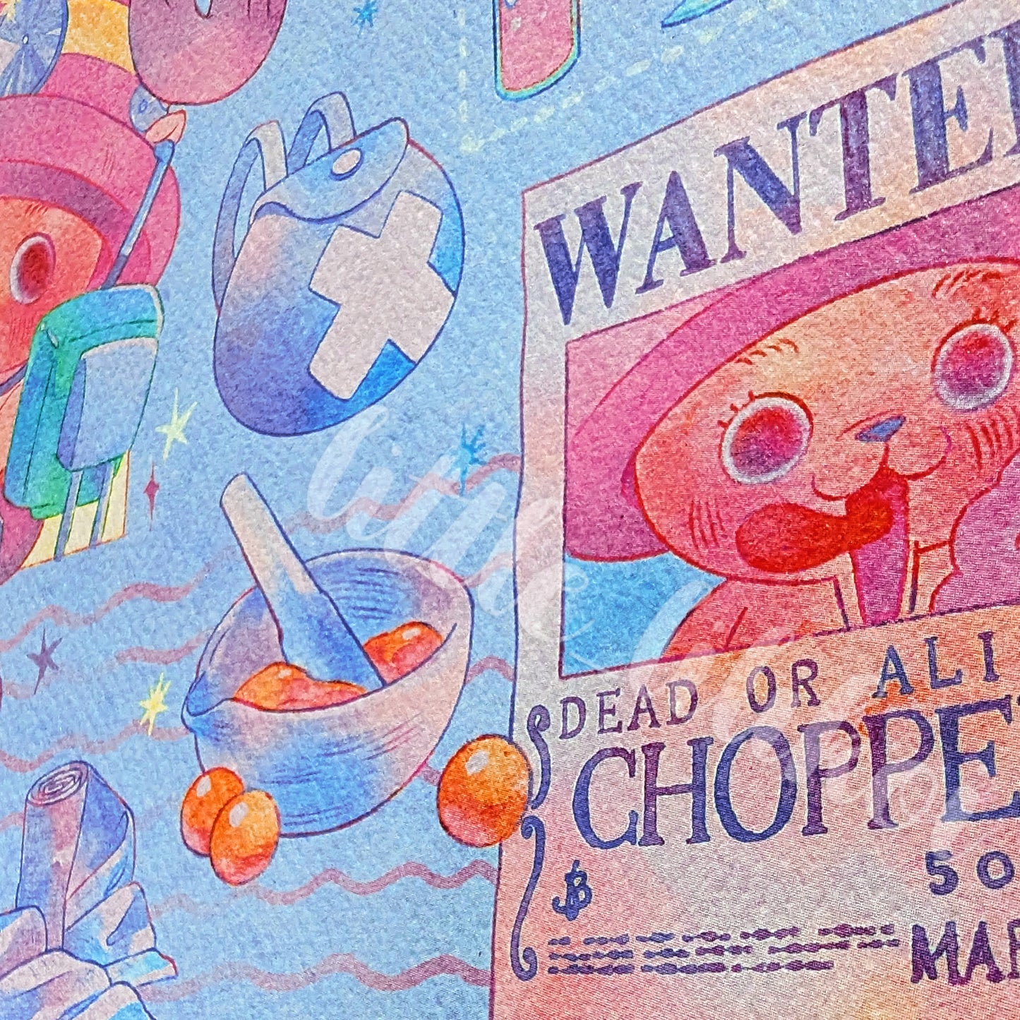 Impresión de arte de ciervo tamaño 6" x 6"