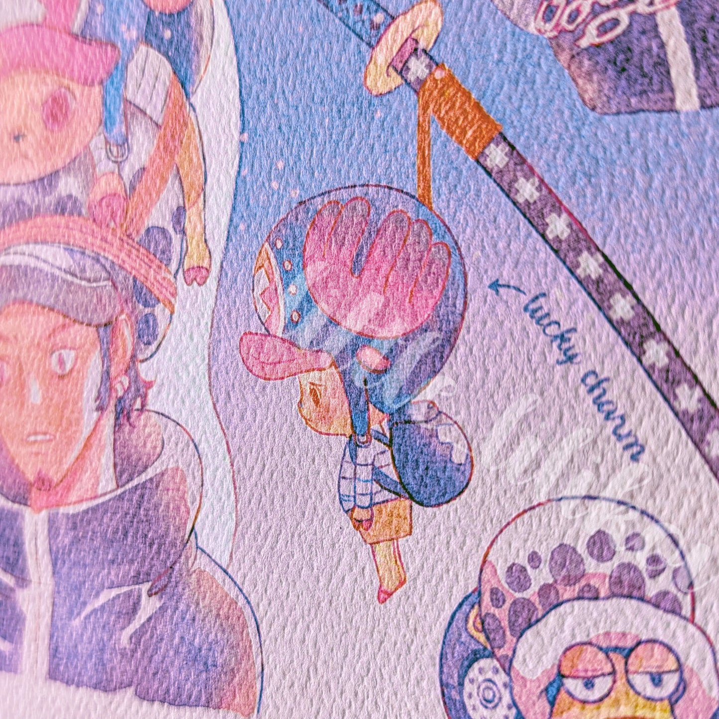 Impresión de arte Dynamic Duos tamaño 6" x 6"