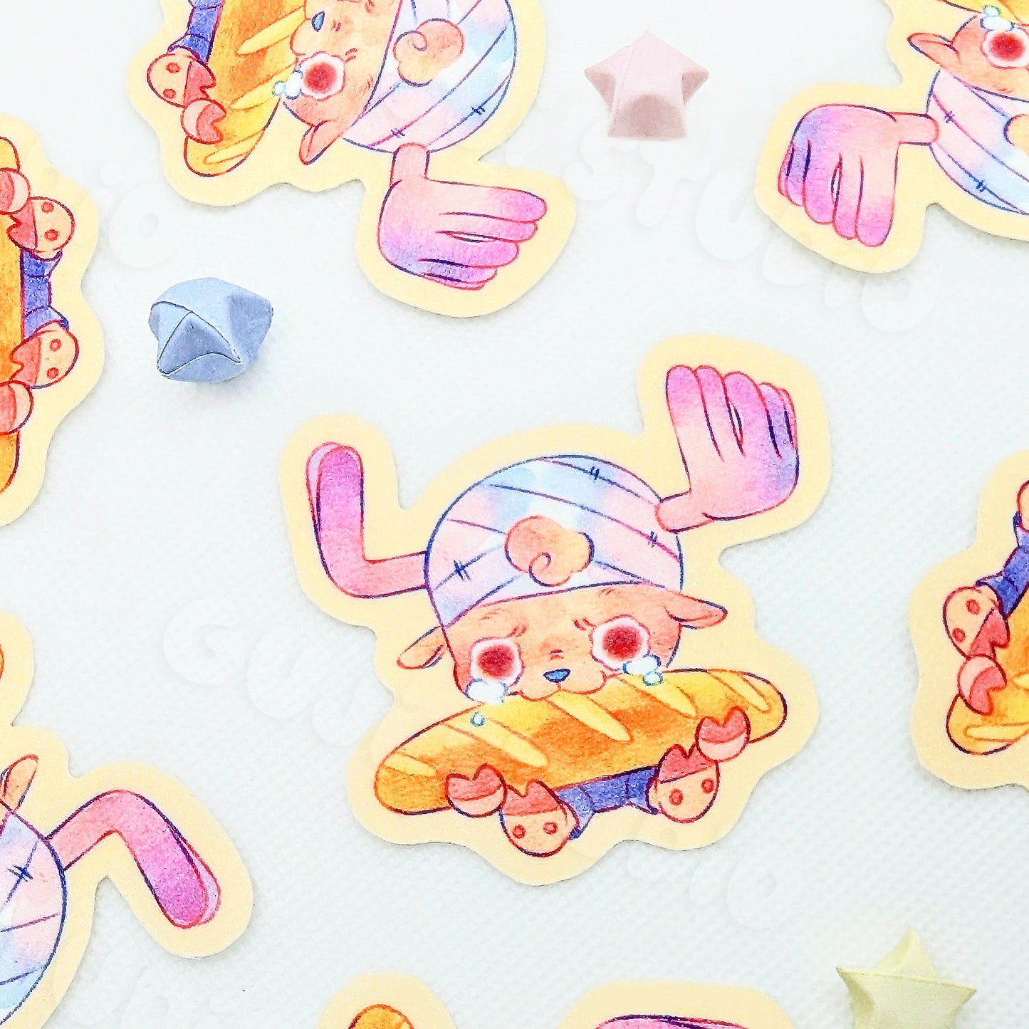 Bread Deer Die-Cut Sticker