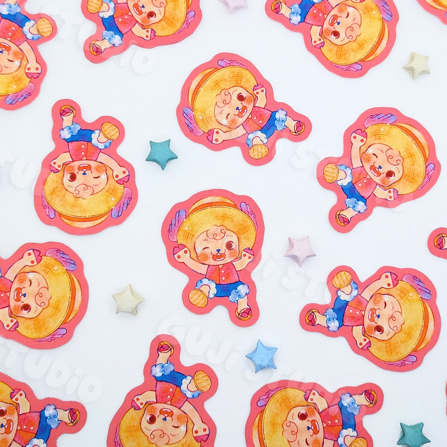 Captain Deer Die-Cut Sticker