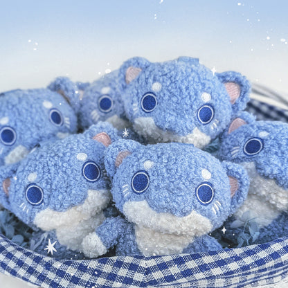 Tuxie Cat Plushie Keychain