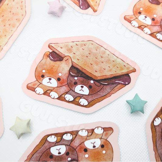 Smore Friends Die-Cut Sticker