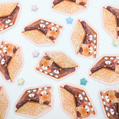 Smore Friends Die-Cut Sticker
