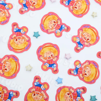 Captain Deer Die-Cut Sticker