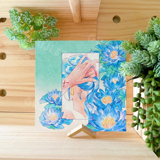 The Princess Art Print 6" x 6" Size