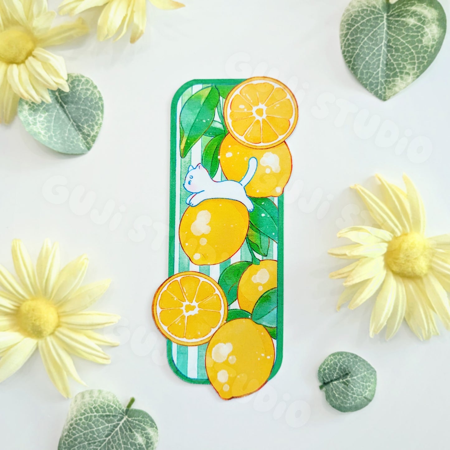 Lemon Cat Bookmark