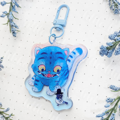 Tiger & Bird Acrylic Keychain