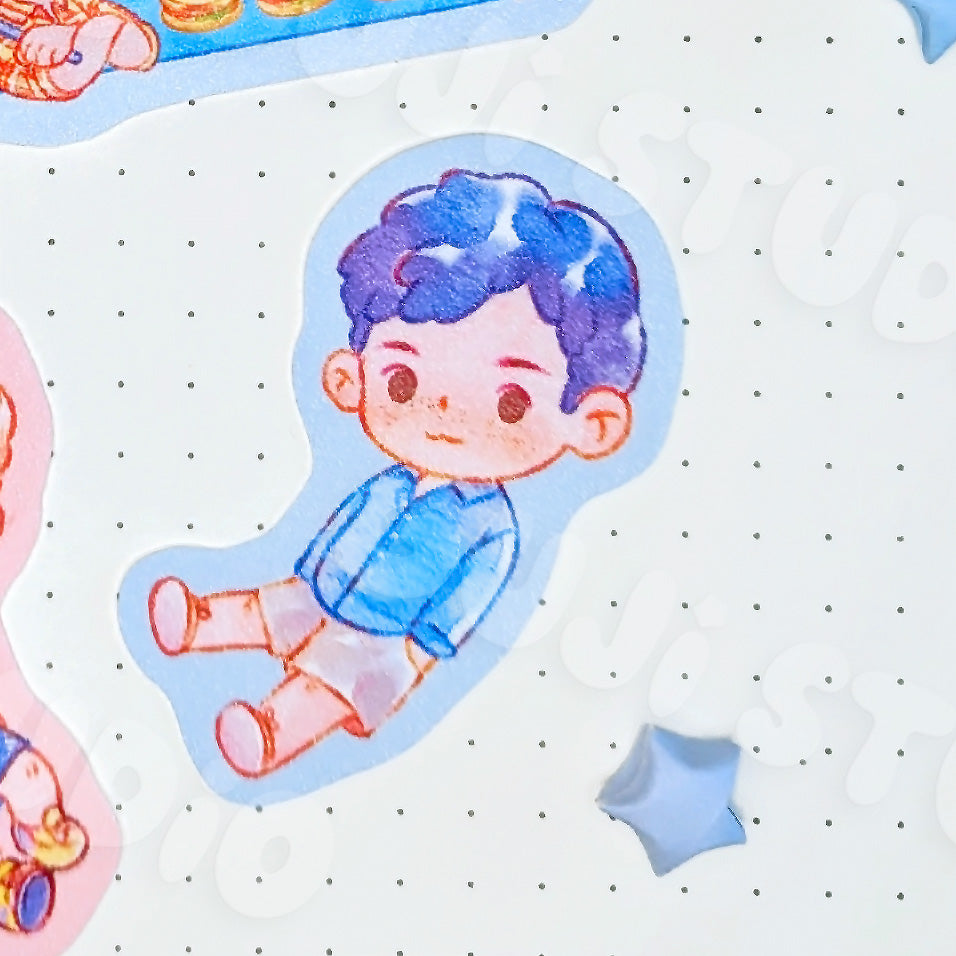 Montreal Hockey Boy Die-Cut Sticker
