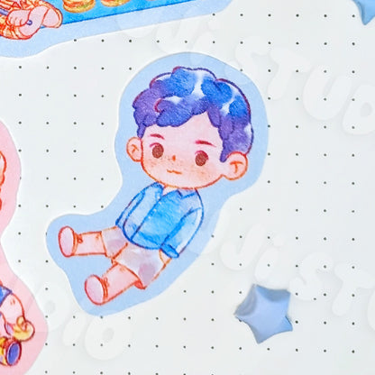 Montreal Hockey Boy Die-Cut Sticker